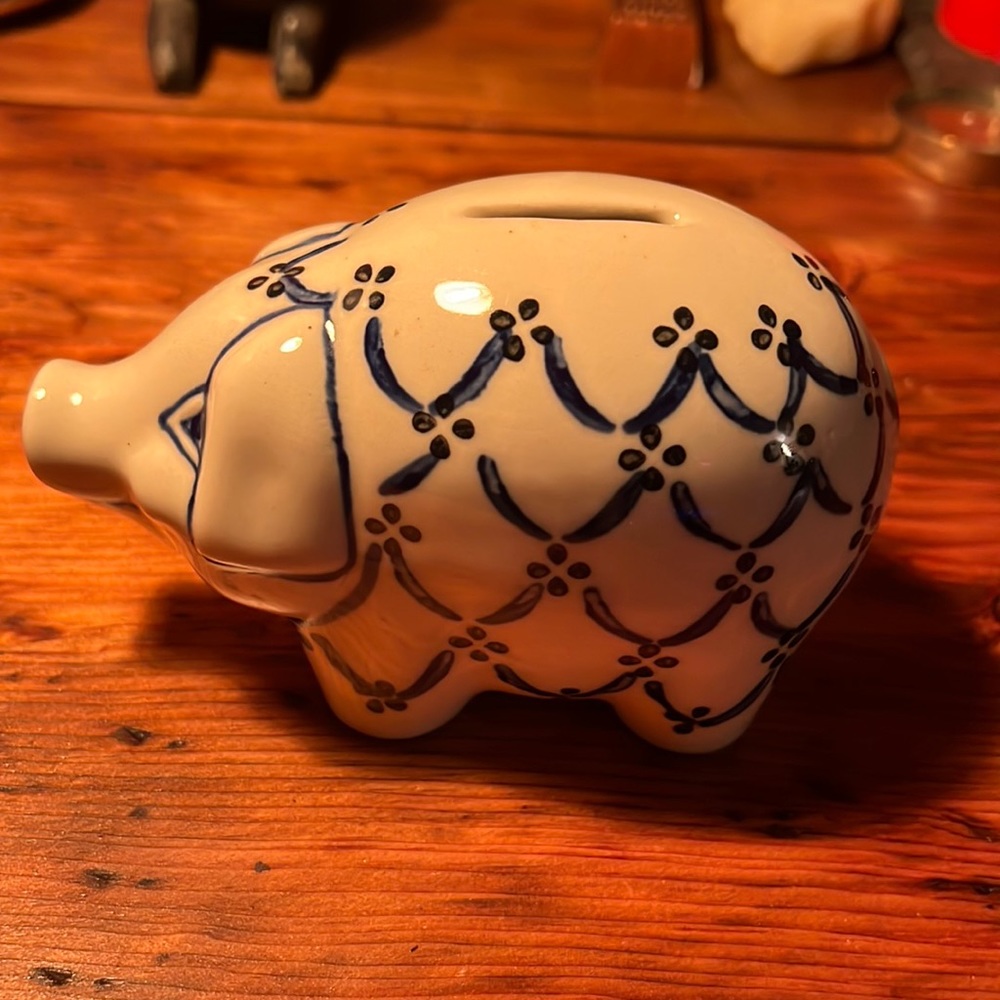 Boleslawiec Pottery Poggy Bank